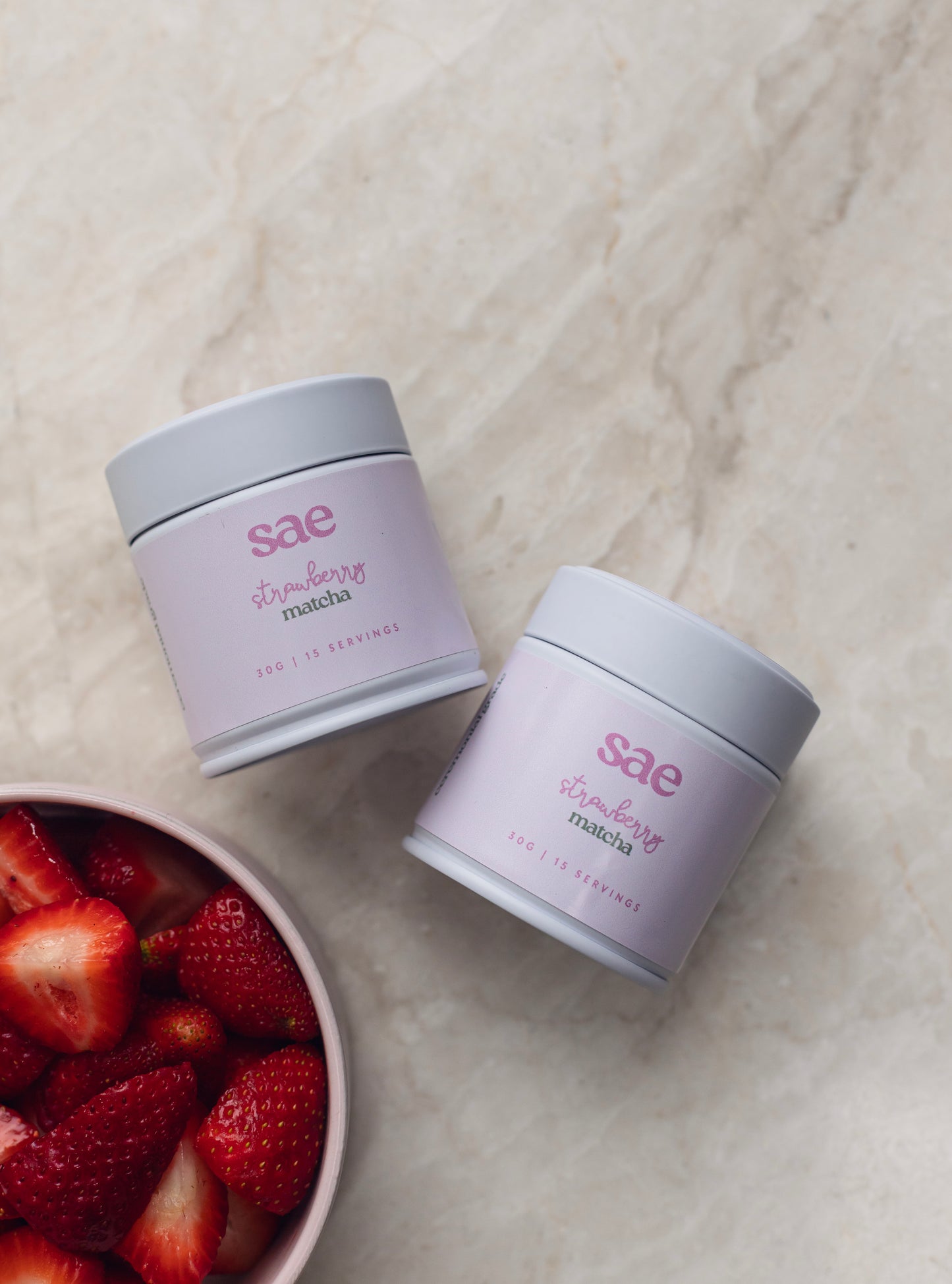 strawberry matcha