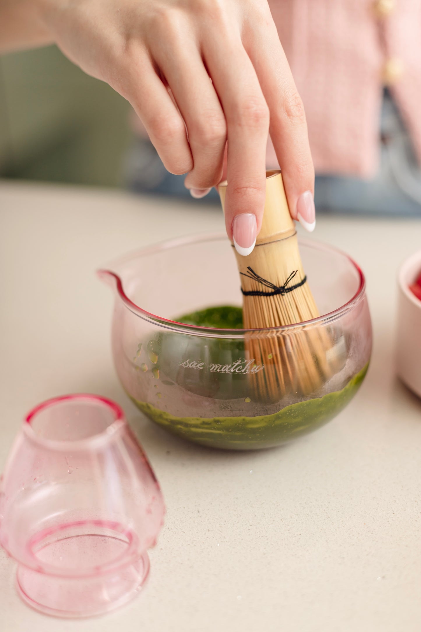 sae strawberry matcha set